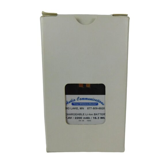 Rechargeable Two Way Radio Li-ion Battery 2200 mAh 7.4v 16.3wh - Picture 8 of 8